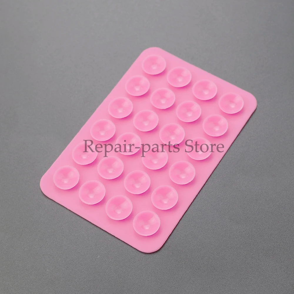2Pcsthickened Silicone Suction Cup 24 Square Suction Cups Mobile Phone Tablet Luggage Suction Cup Universal Charger Leather Case