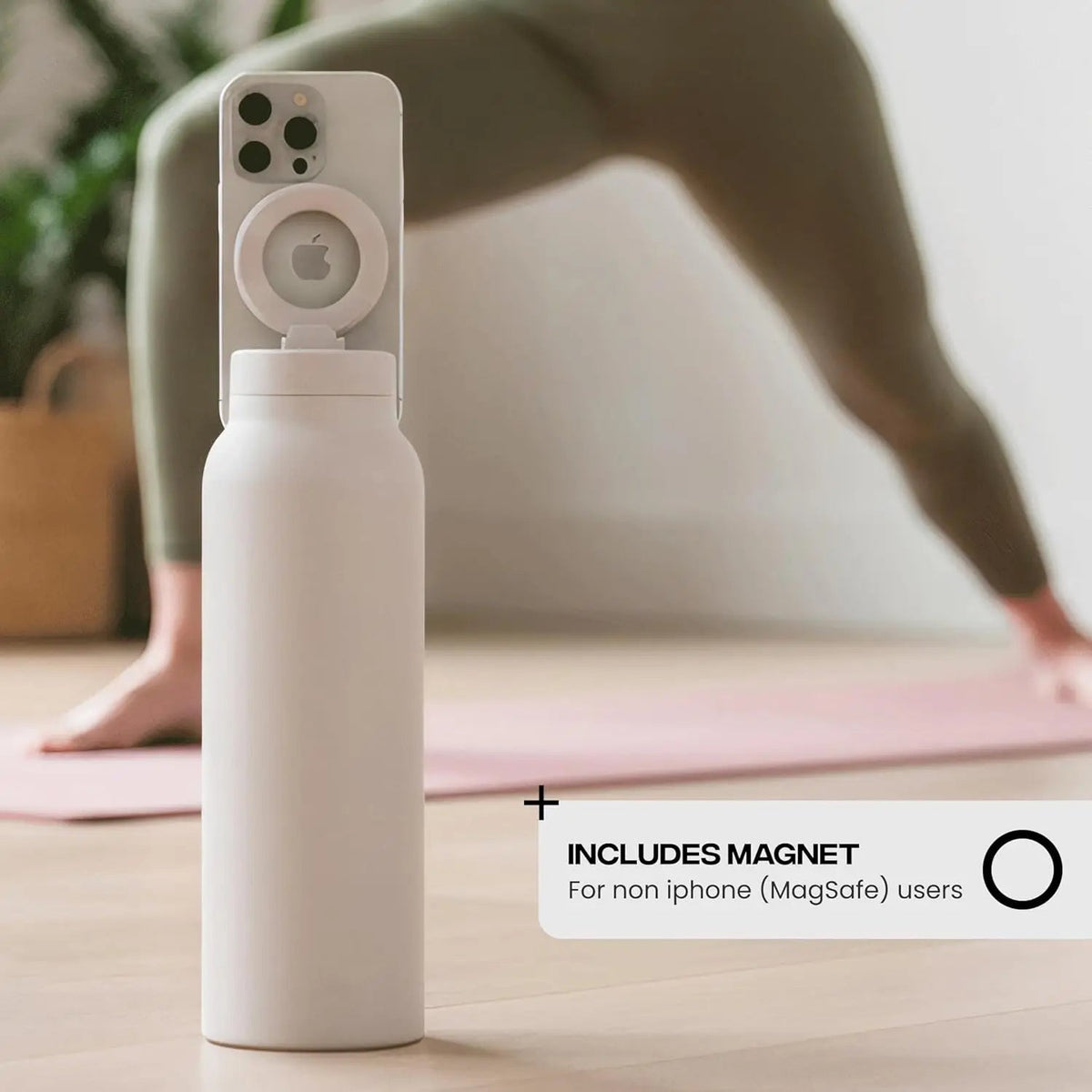 Insulated Water Bottle with Phone Mount