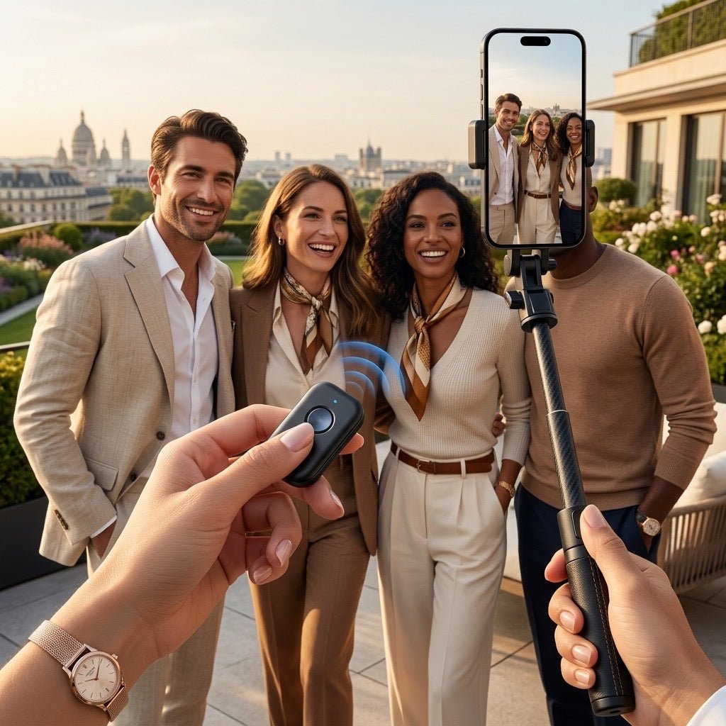 Selfie Stick Tripod with LED Light for Perfect Shots