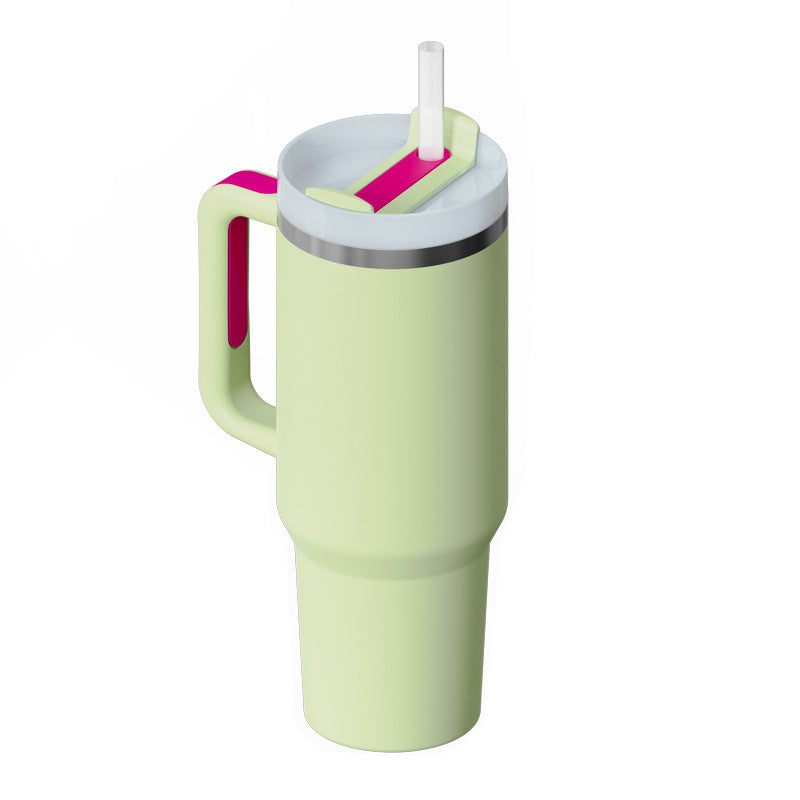 Insulated Stainless Steel Tumbler with Handle