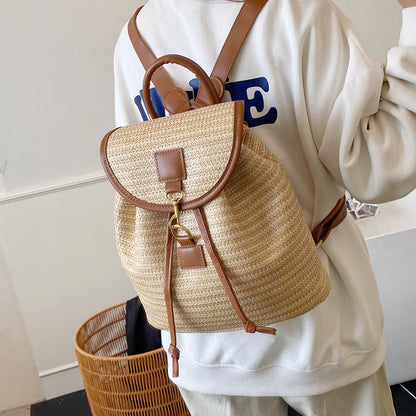 Womens Woven Student Backpack – Stylish &amp; Spacious