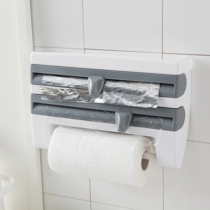 4-in-1 Kitchen Roll Holder Dispenser – Multi-Use Organizer