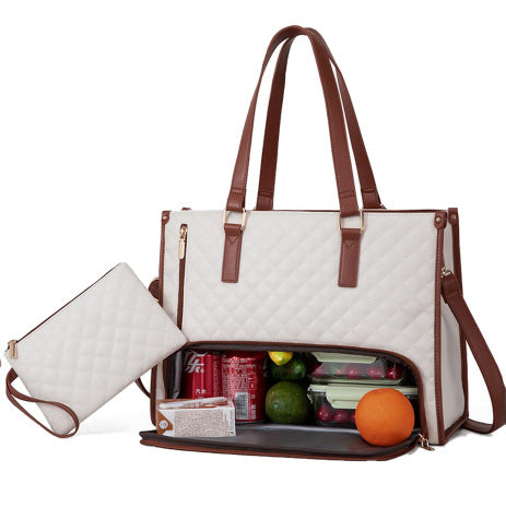Fashionable Thermal Lunch Tote Bag for Work &amp; Travel