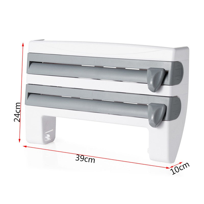 4-in-1 Kitchen Roll Holder Dispenser – Multi-Use Organizer