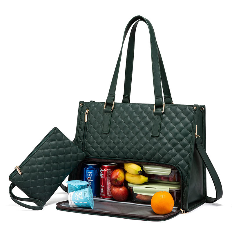 Fashionable Thermal Lunch Tote Bag for Work &amp; Travel