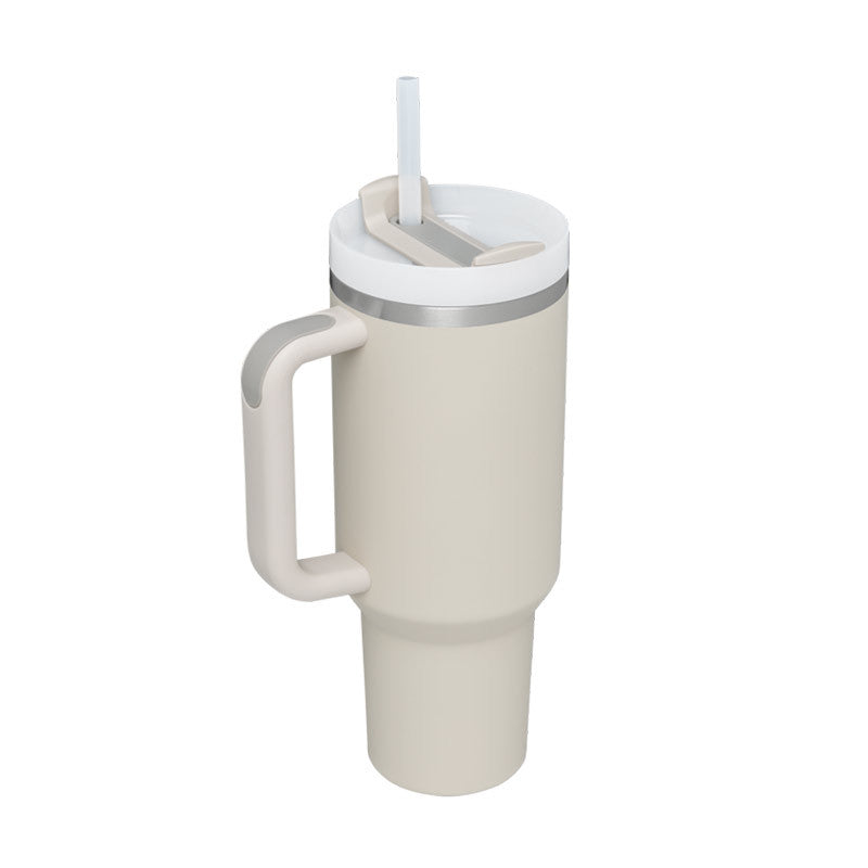 Insulated Stainless Steel Tumbler with Handle