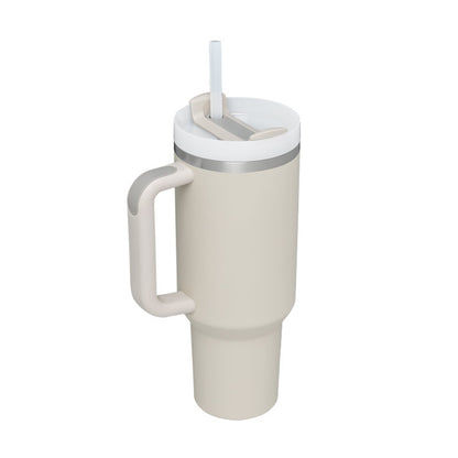 Insulated Stainless Steel Tumbler with Handle