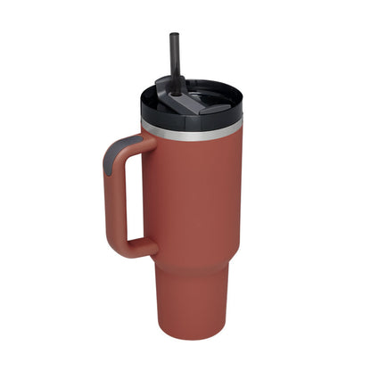 Insulated Stainless Steel Tumbler with Handle