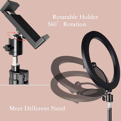 LED Selfie Ring Lighting Photographic Selfie Ring Lamp USB Remote Fill Light for Youtube Tiktok Video Live Phone Holder &amp; Tripod