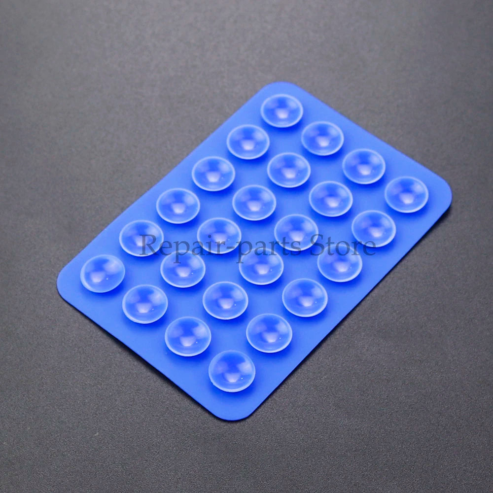 2Pcsthickened Silicone Suction Cup 24 Square Suction Cups Mobile Phone Tablet Luggage Suction Cup Universal Charger Leather Case