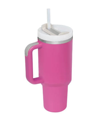 Insulated Stainless Steel Tumbler with Handle