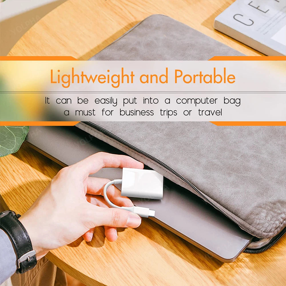 Type C SD TF Card Reader Adapter – USB-C Memory Card Reader for Samsung, Huawei, Xiaomi, MacBook, Laptop &amp; Phone