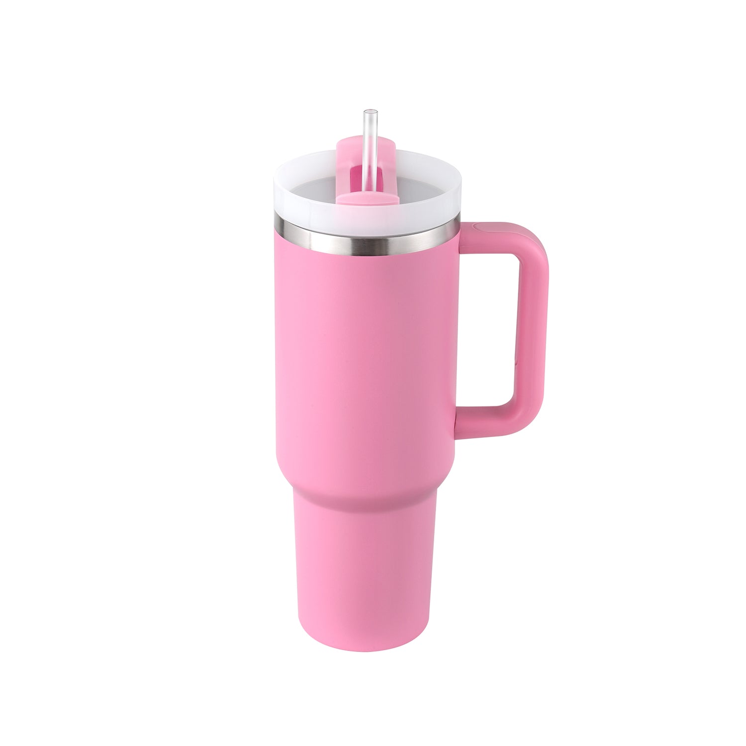 Insulated Stainless Steel Tumbler with Handle
