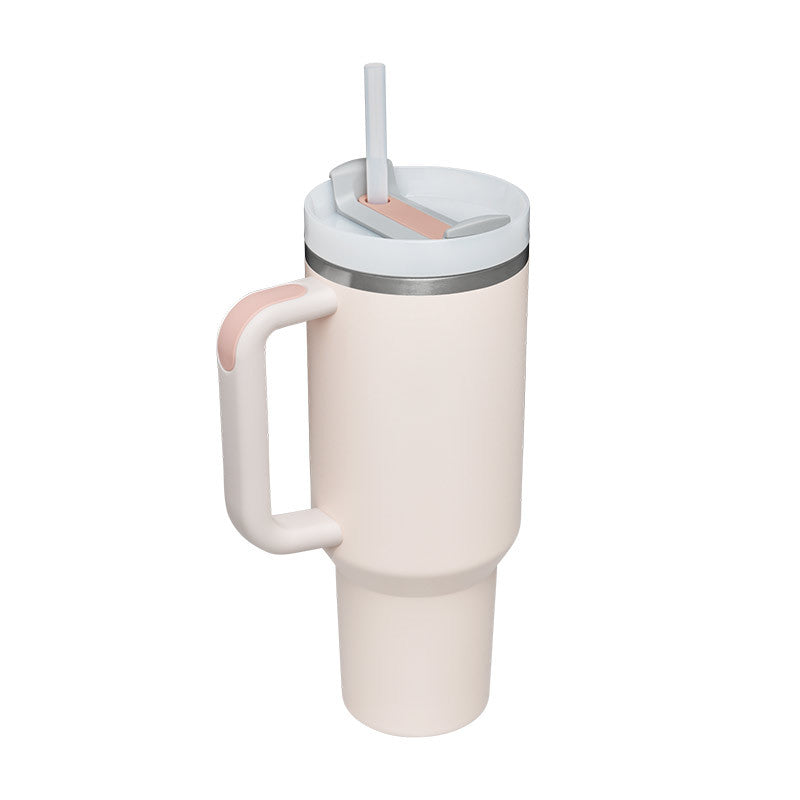 Insulated Stainless Steel Tumbler with Handle