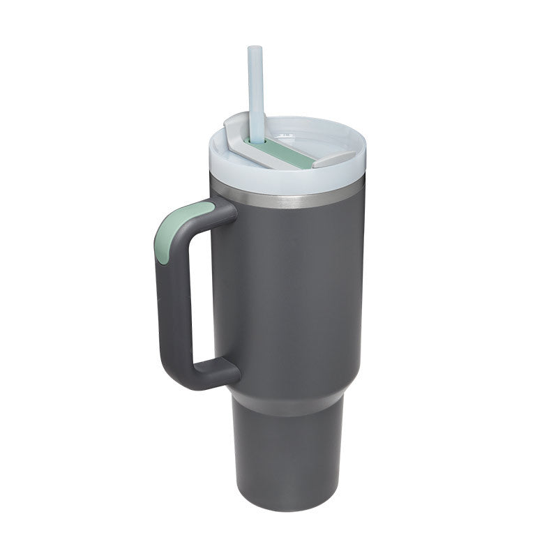 Insulated Stainless Steel Tumbler with Handle