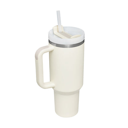 Insulated Stainless Steel Tumbler with Handle