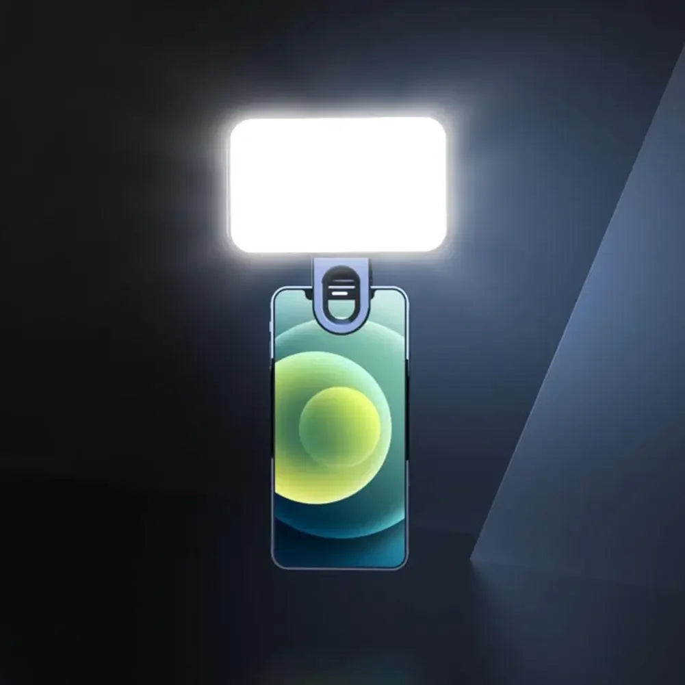 Glow Like a Pro Rechargeable Clip On PHONE LIGHT