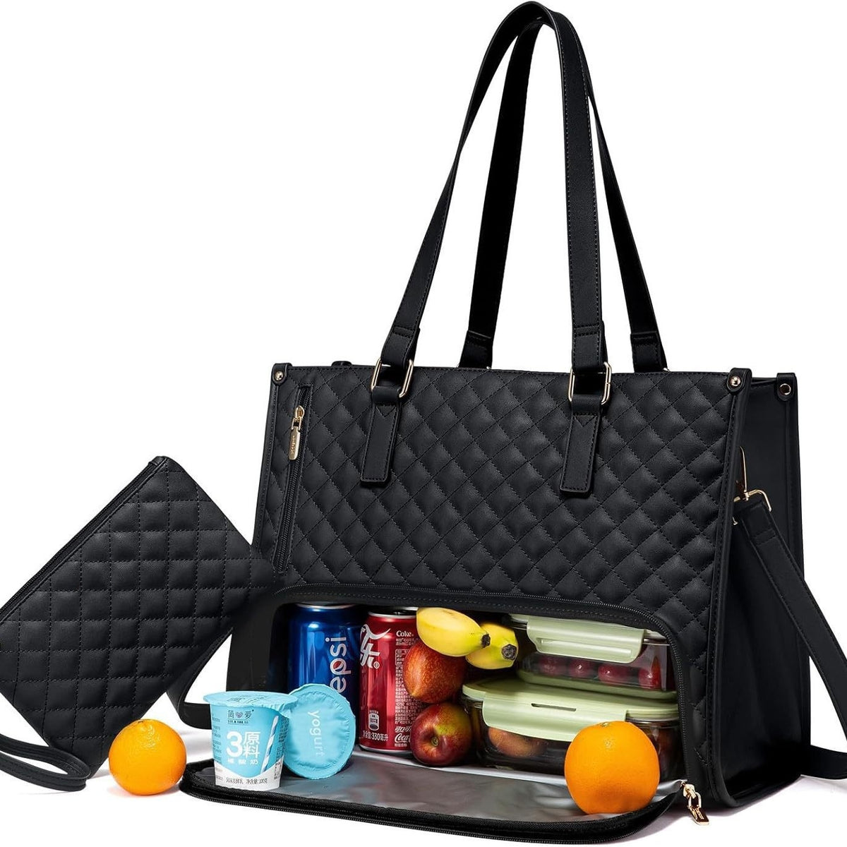 Fashionable Thermal Lunch Tote Bag for Work & Travel
