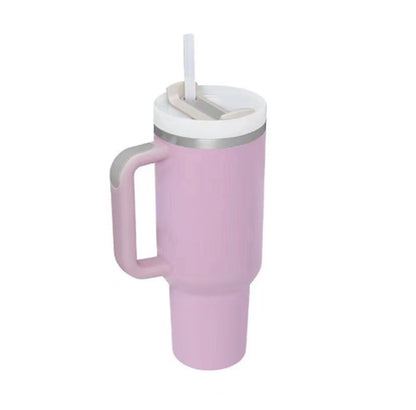 Insulated Stainless Steel Tumbler with Handle
