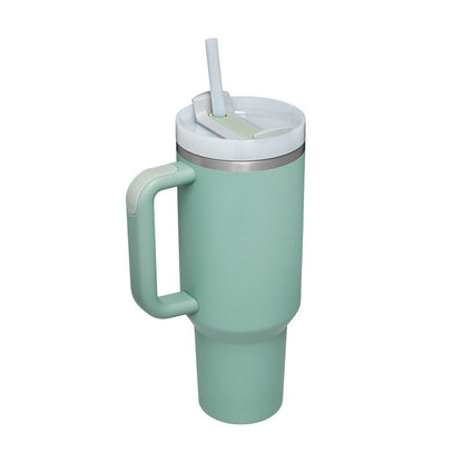 Insulated Stainless Steel Tumbler with Handle