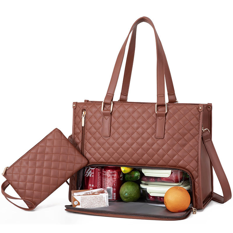 Fashionable Thermal Lunch Tote Bag for Work &amp; Travel