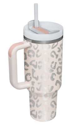 Insulated Stainless Steel Tumbler with Handle