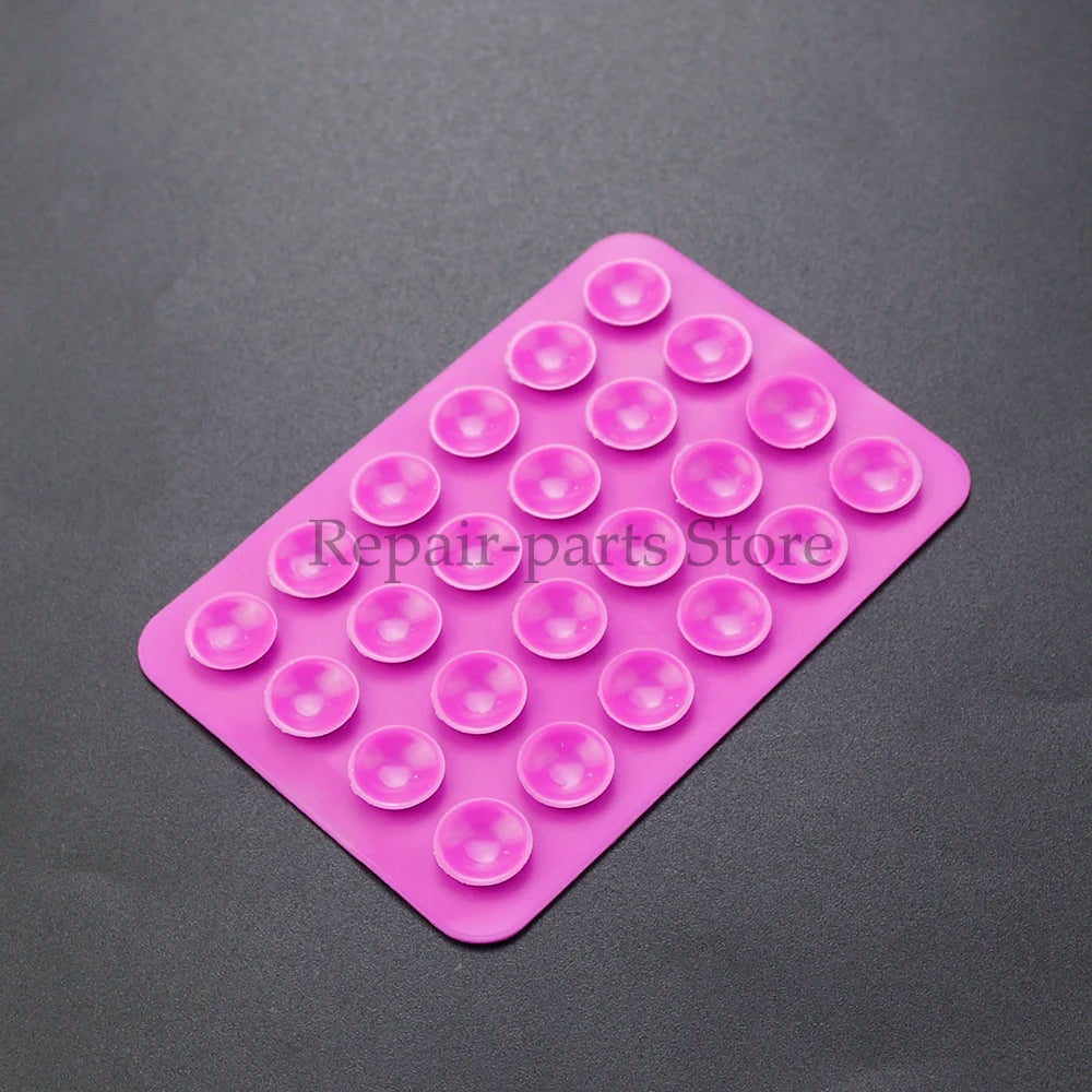 2Pcsthickened Silicone Suction Cup 24 Square Suction Cups Mobile Phone Tablet Luggage Suction Cup Universal Charger Leather Case
