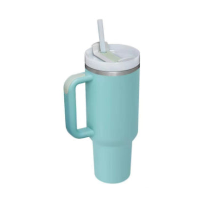 Insulated Stainless Steel Tumbler with Handle