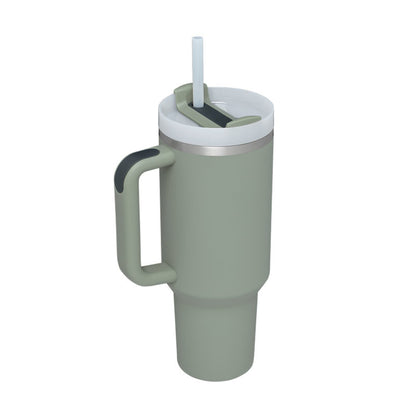 Insulated Stainless Steel Tumbler with Handle