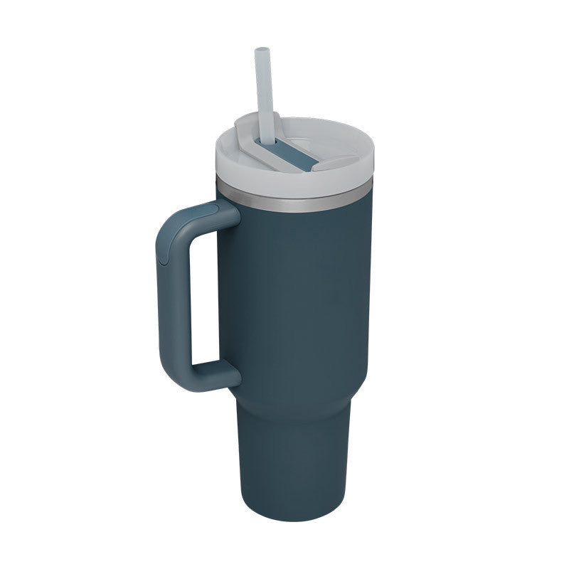 Insulated Stainless Steel Tumbler with Handle