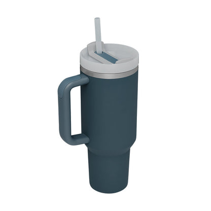 Insulated Stainless Steel Tumbler with Handle