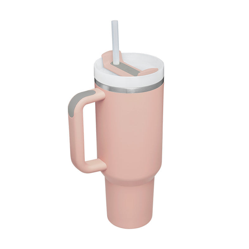 Insulated Stainless Steel Tumbler with Handle