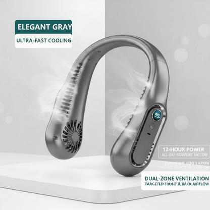 Hands-Free Bladeless Neck Fan  8000mAh, Silent Design