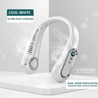 Hands-Free Bladeless Neck Fan  8000mAh, Silent Design