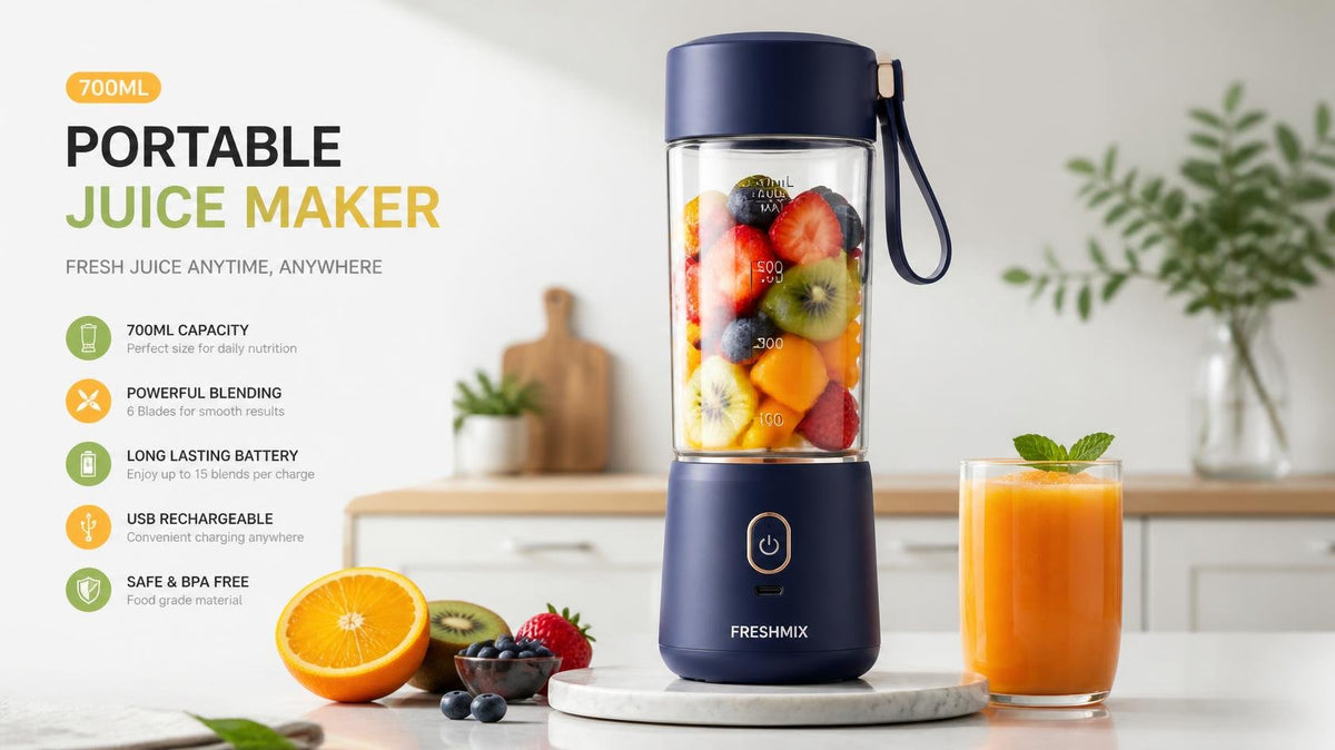 Portable Electric Juice Maker Blender
