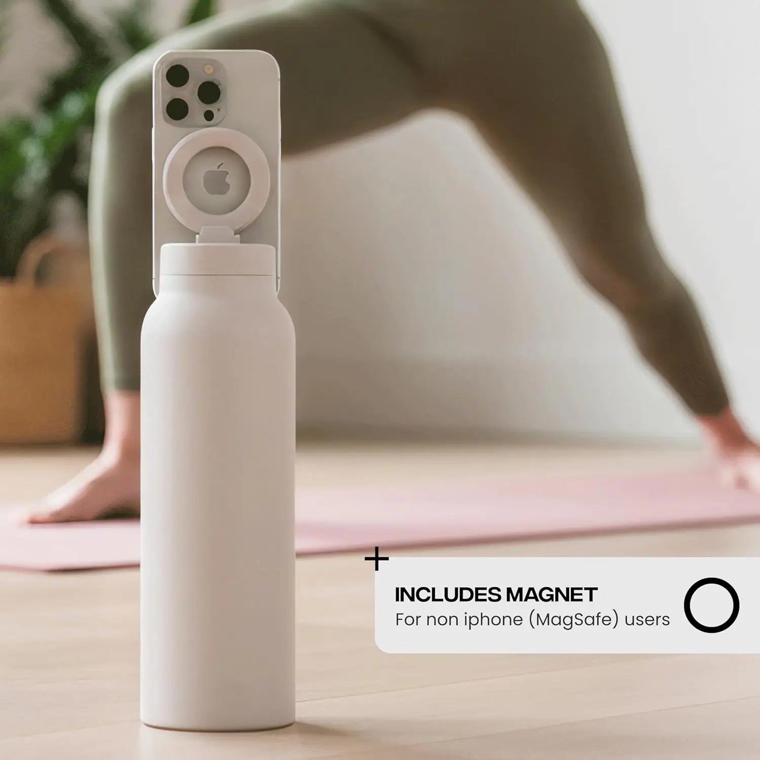 Insulated Water Bottle with Phone Mount