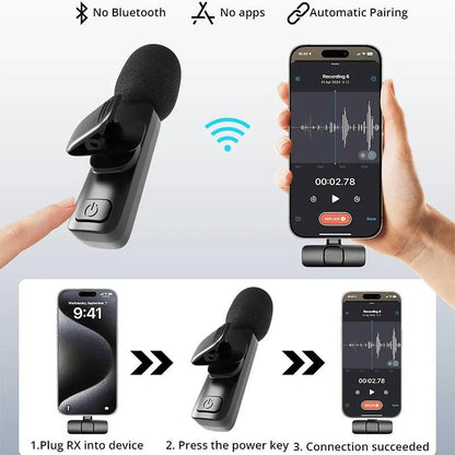 Wireless Lavalier Lapel 
