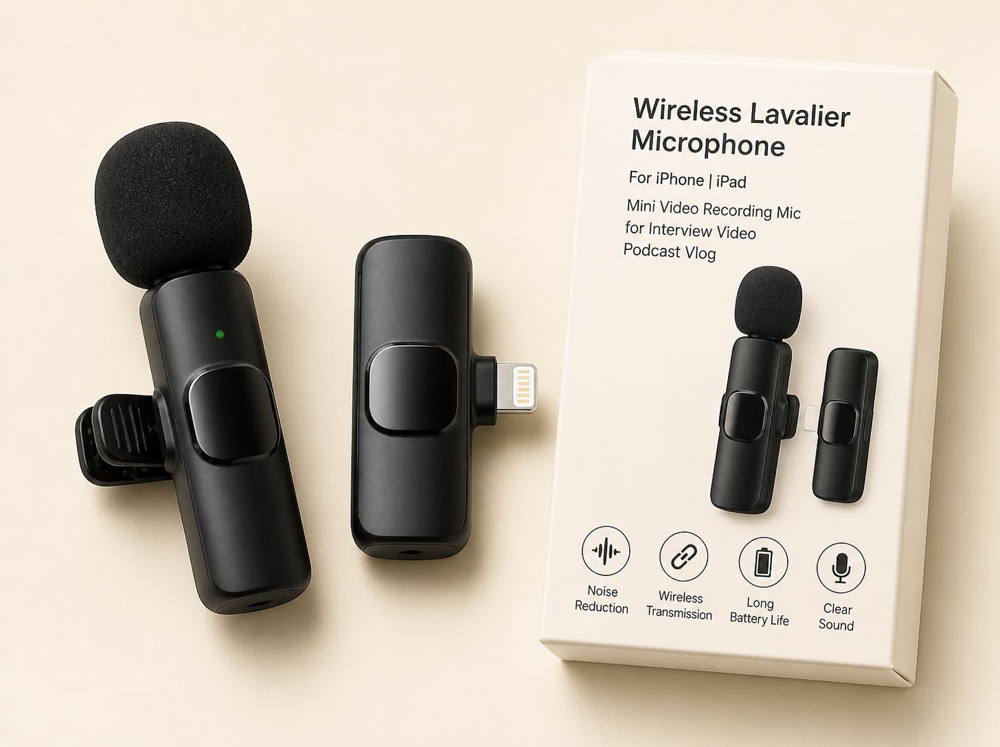 Wireless Lavalier Lapel 