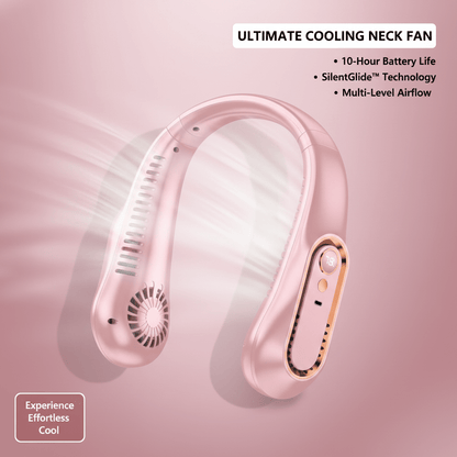 Hands-Free Bladeless Neck Fan  8000mAh, Silent Design