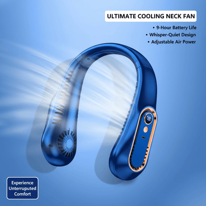 Hands-Free Bladeless Neck Fan  8000mAh, Silent Design